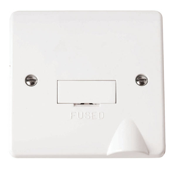 CLICK MODE UNSWITCH FUSED SPUR WITH FLEX OUTLET