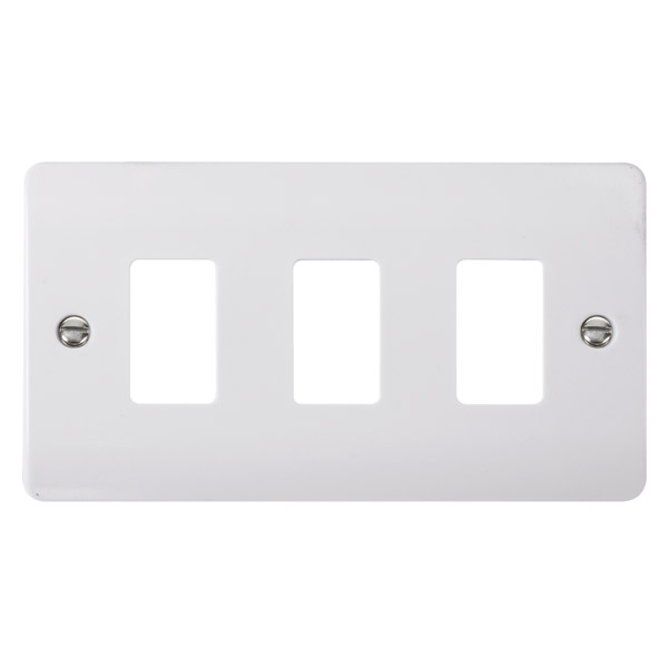 CLICK GRID PRO 3 GANG FRONTPLATE