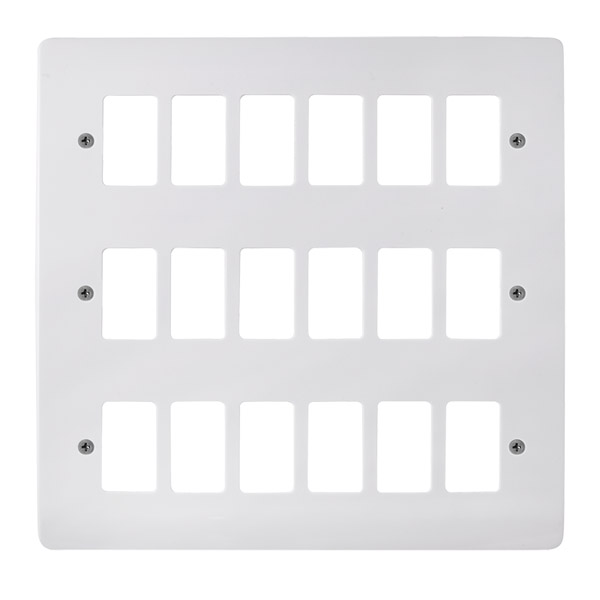 CLICK GRID PRO 18 GANG FRONTPLATE
