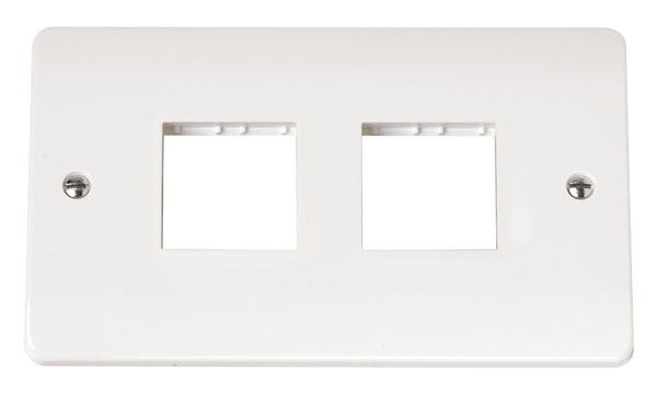 CLICK MODE 2 GANG MINIGRID 4 APERTURE PLATE