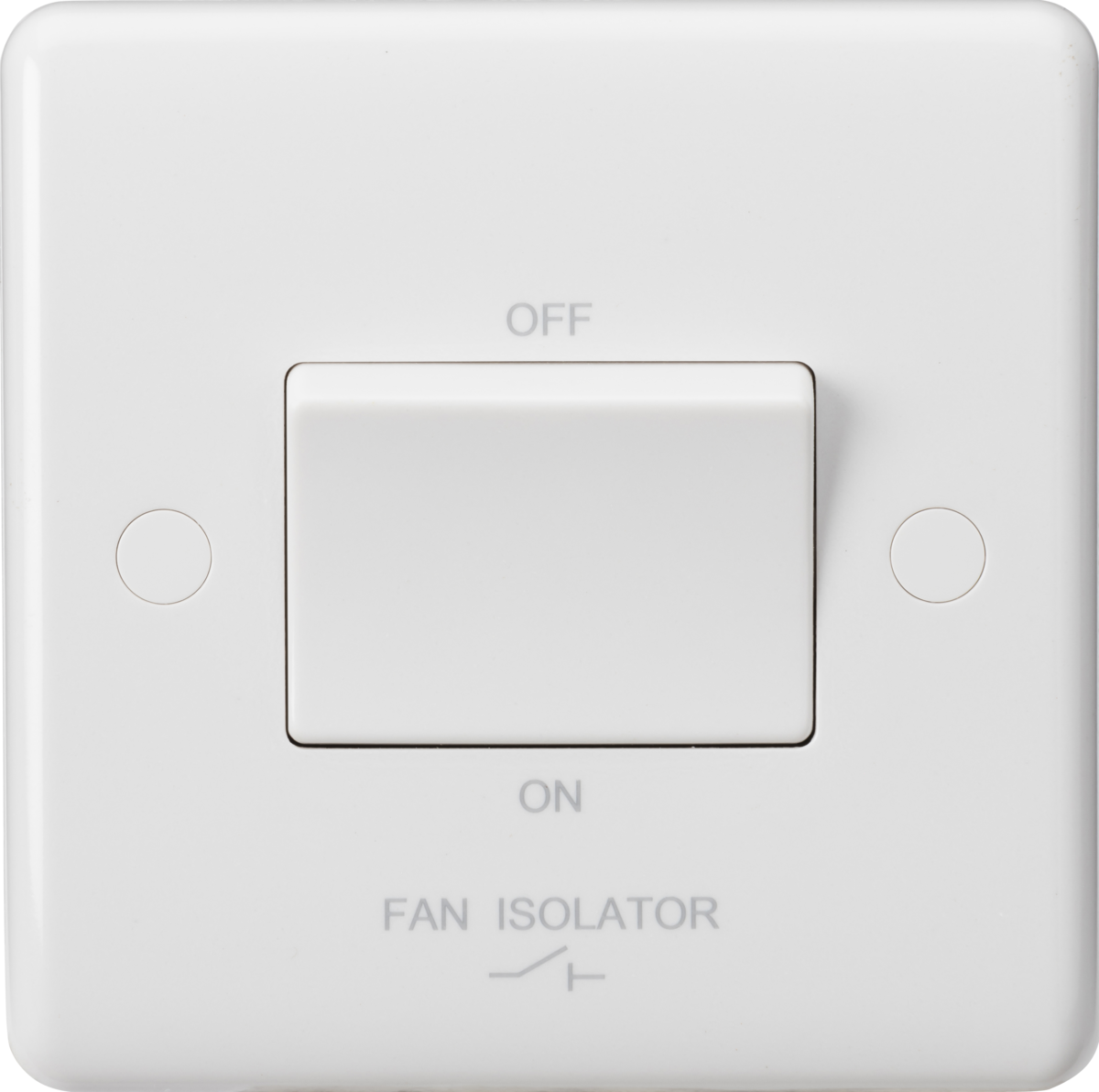 KNIGHTSBRIDGE CURVED EDGE FAN ISOLATOR SWITCH
