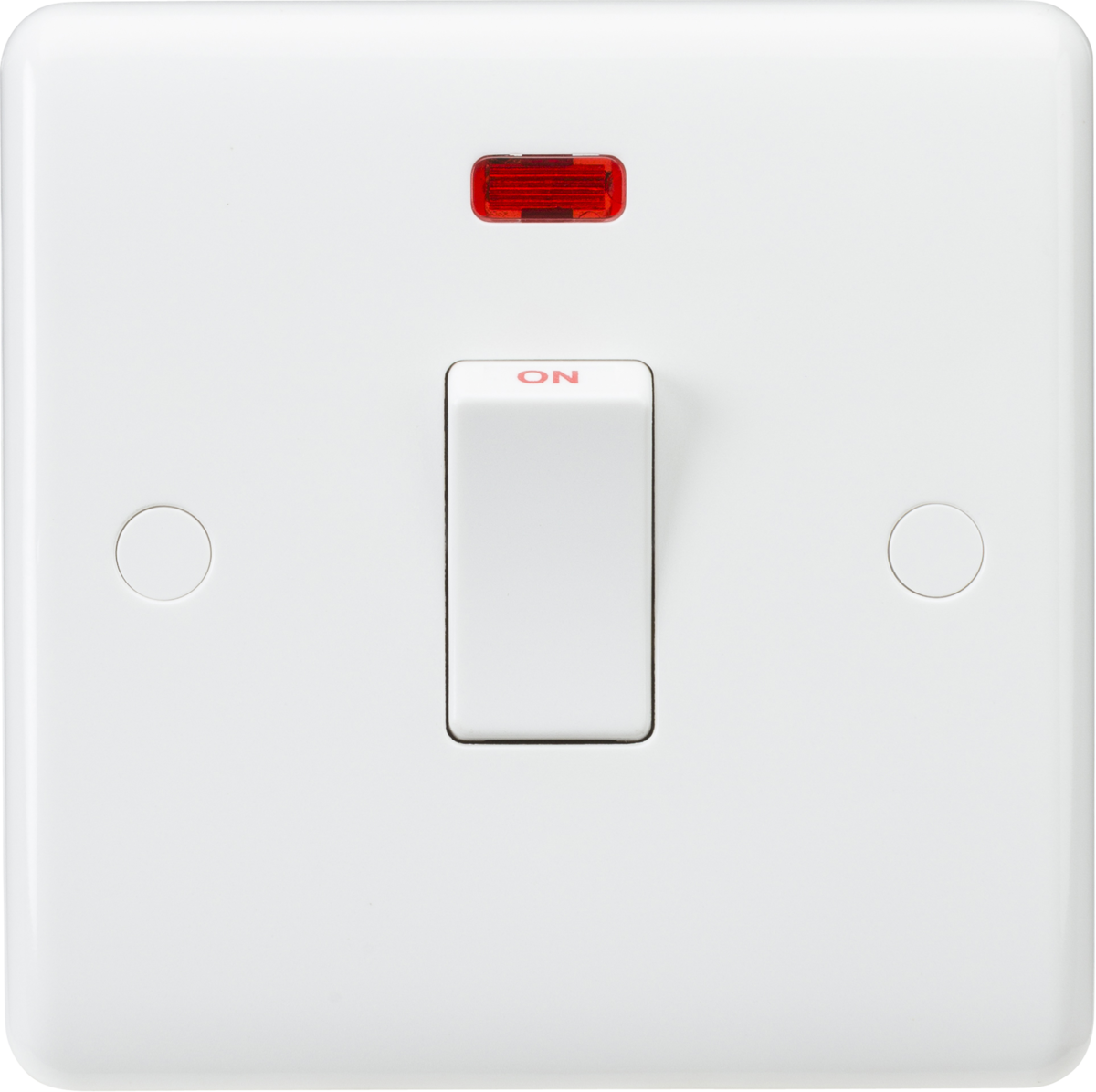 KNIGHTSBRIDGE CURVED EDGE 20A DP SWITCH WITH NEON