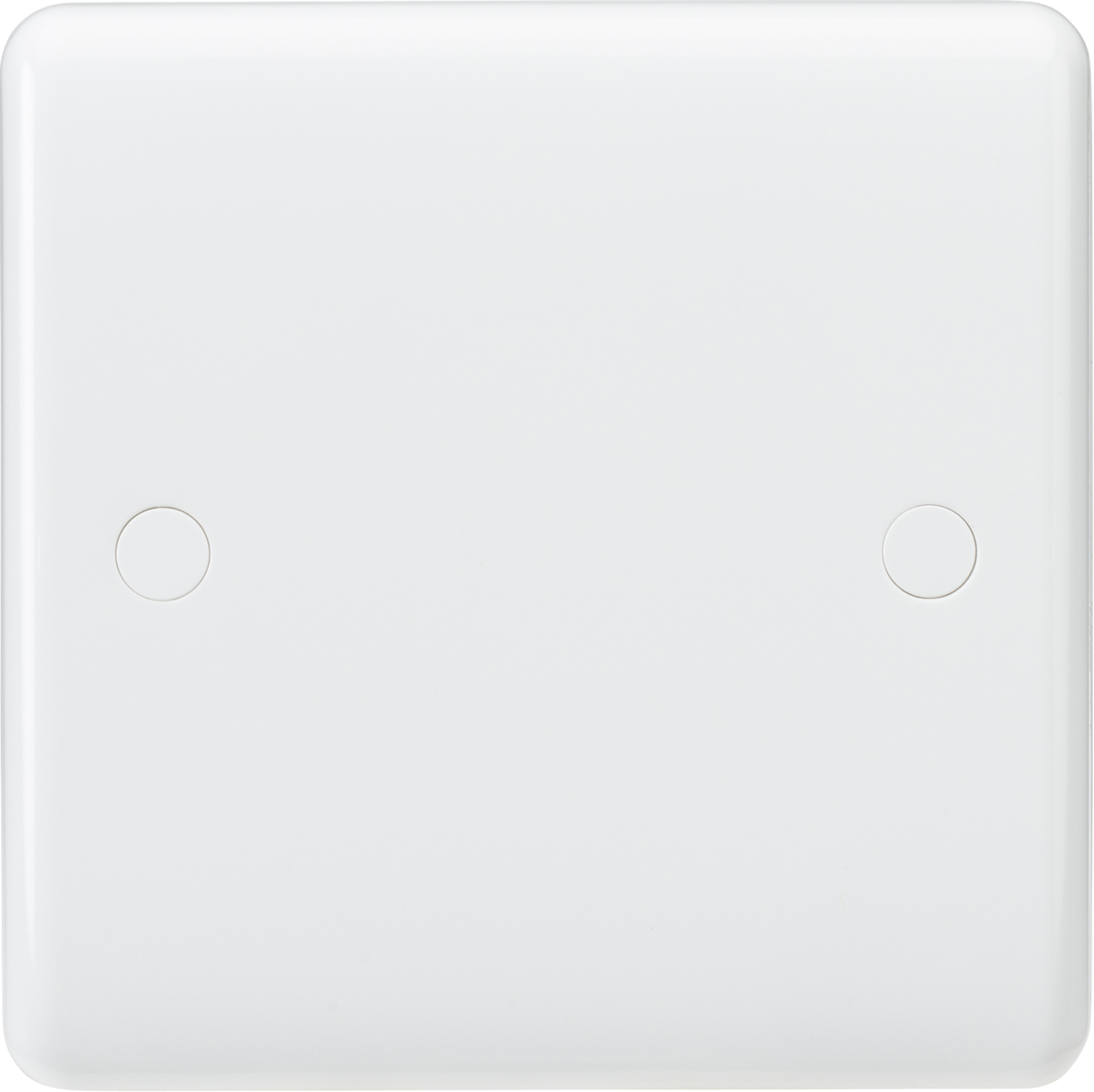 KNIGHTSBRIDGE CURVED EDGE 1 GANG BLANK PLATE