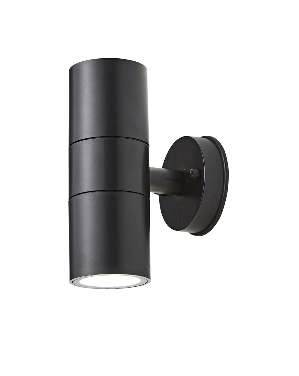 FORUM COAST UP/DOWN WALL LIGHT GU10 POLYCARBONATE BLACK