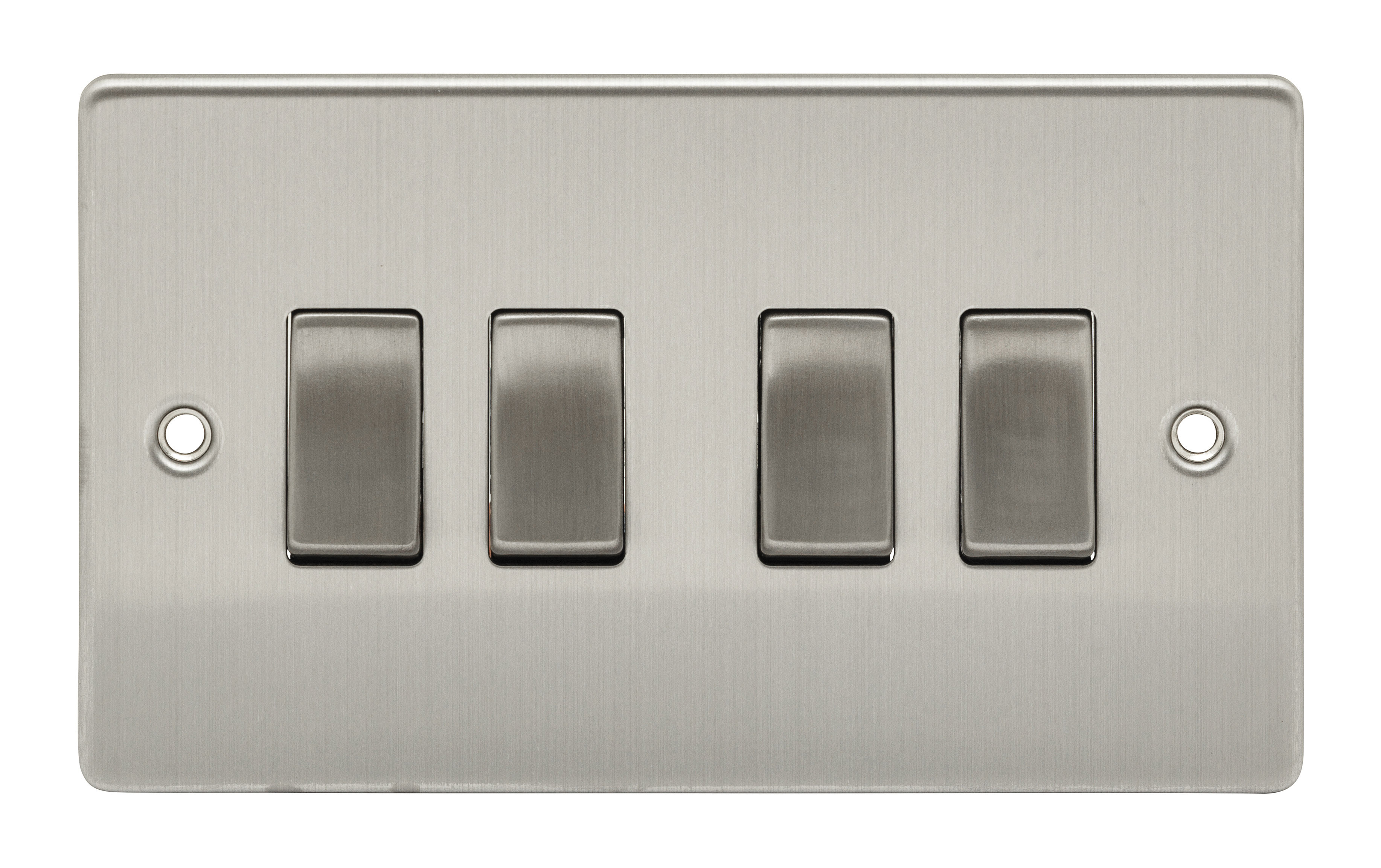 PREMIUM EDGE S BRUSHED CHROME 4G 2 WAY SWITCH 