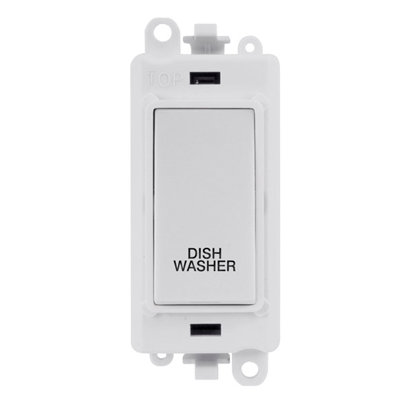 CLICK GRID PRO 20AX DP SWITCH MODULE ENGRAVED 
