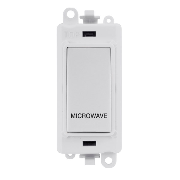 CLICK GRID PRO 20AX DP SWITCH MODULE ENGRAVED 