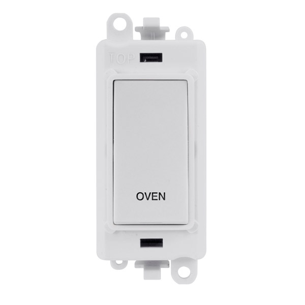 CLICK GRID PRO 20AX DP SWITCH MODULE ENGRAVED 