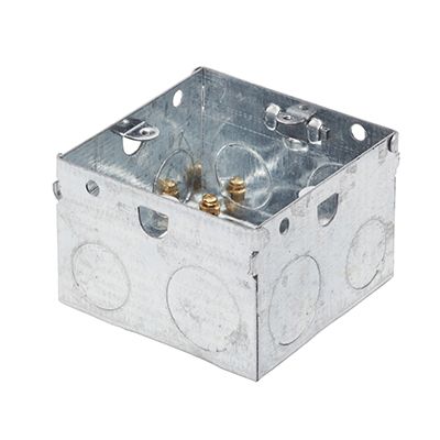 1 GANG 47MM METAL KNOCK OUT BOX