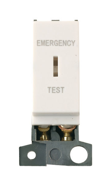 CLICK MINIGRID 10AX DP EMERGENCY LIGHTING KEYSWITCH CLICK WHITE