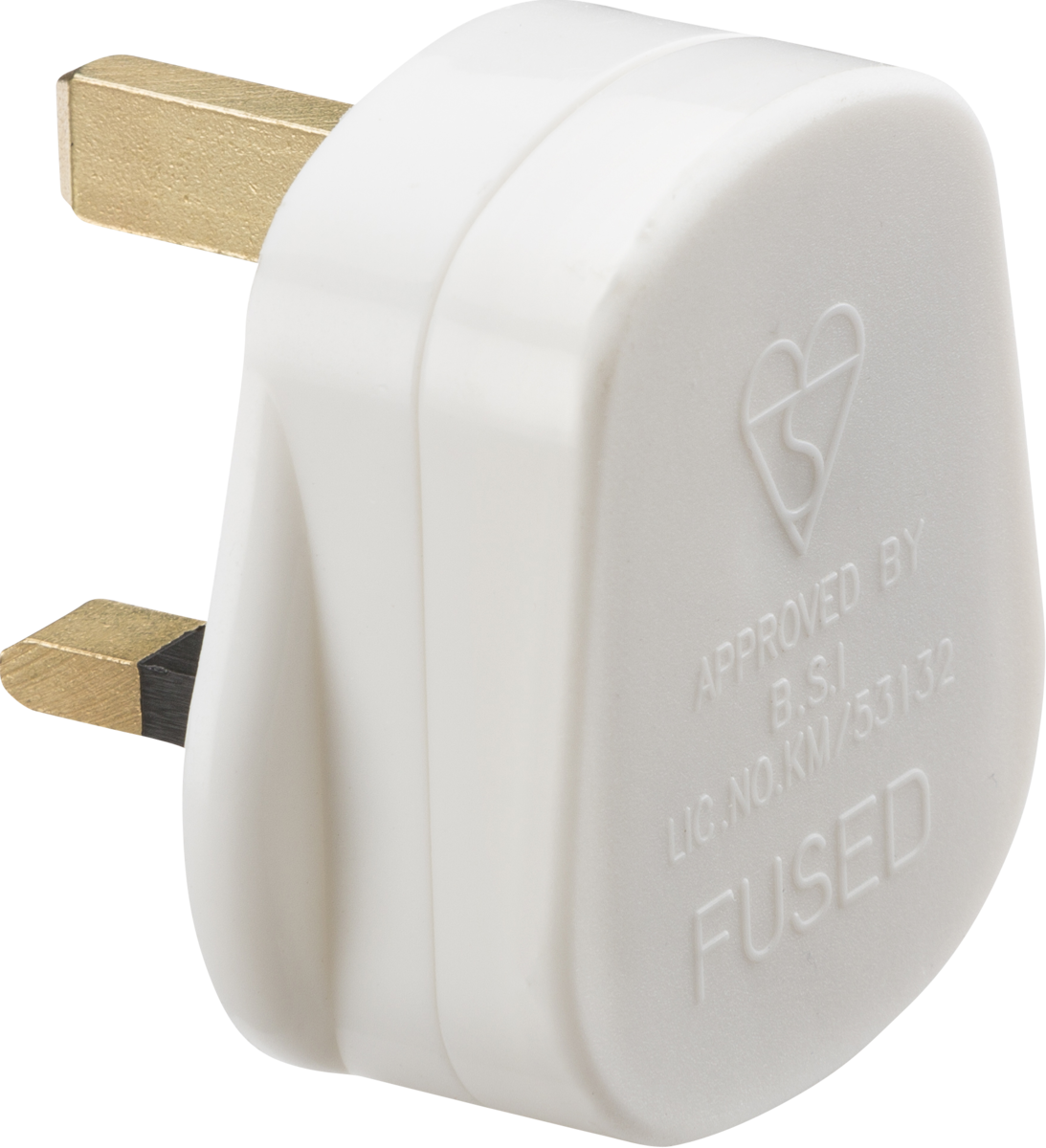 KNIGHTSBRIDGE 13A PLUG TOP WHITE