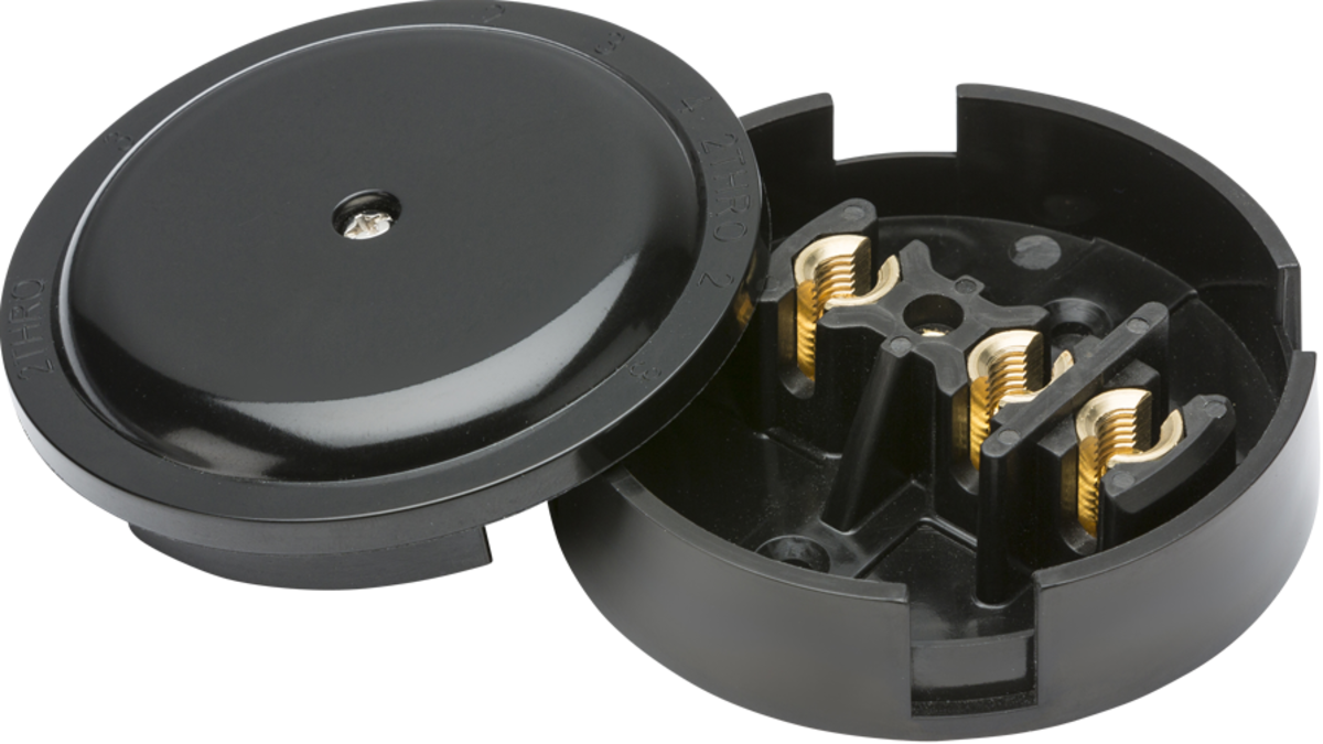 ML ACCESSORIES 30A JUNCTION BOX 3-TERMINAL-BLACK (89MM) 