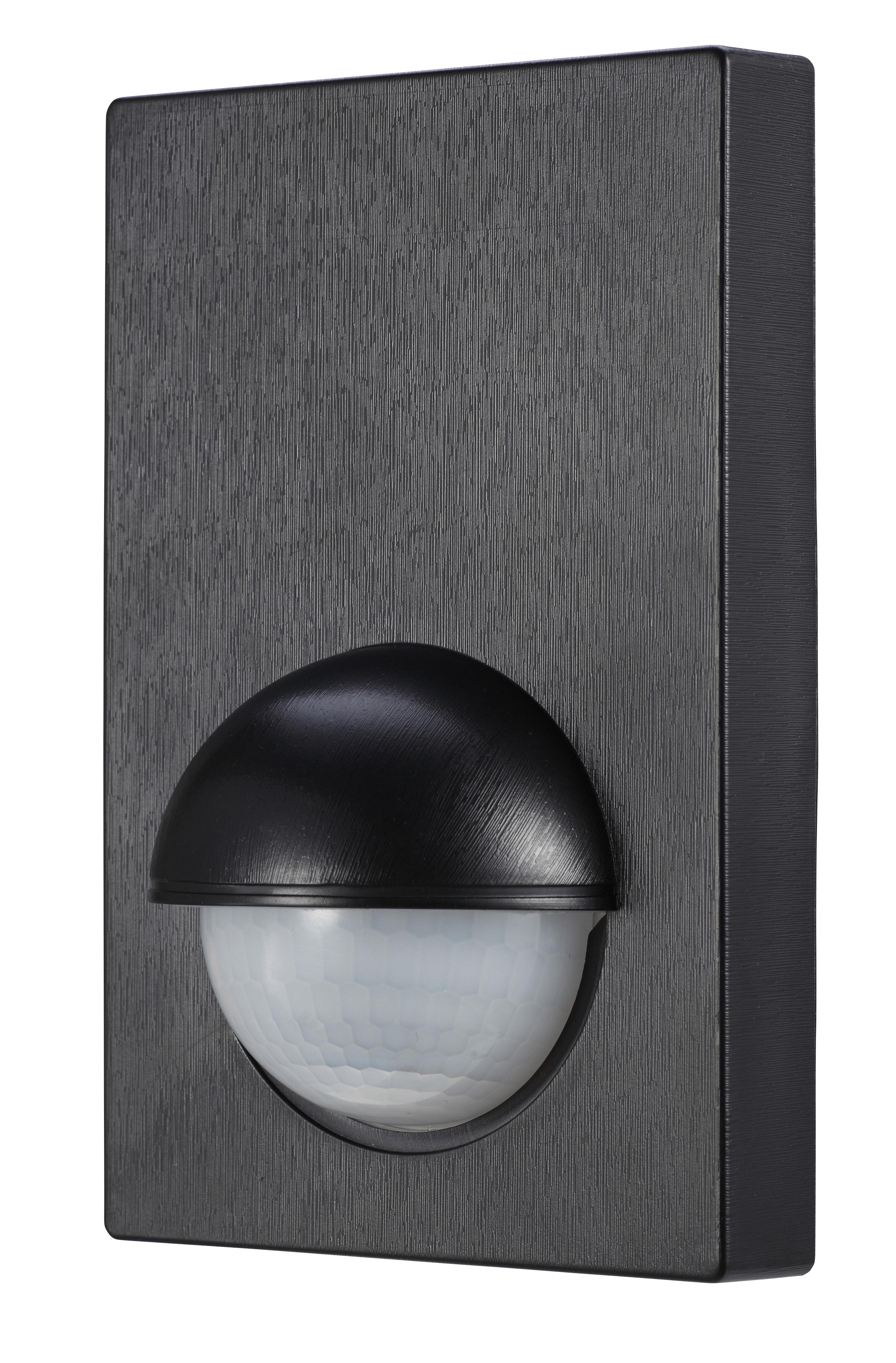 FORUM 180 DEG WALL MOUNT PANEL PIR BLACK