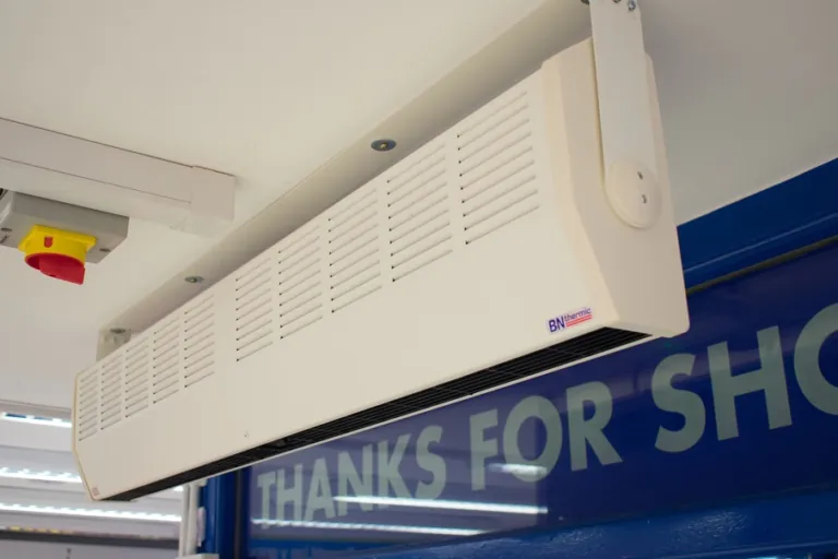 Over Door Air Curtains