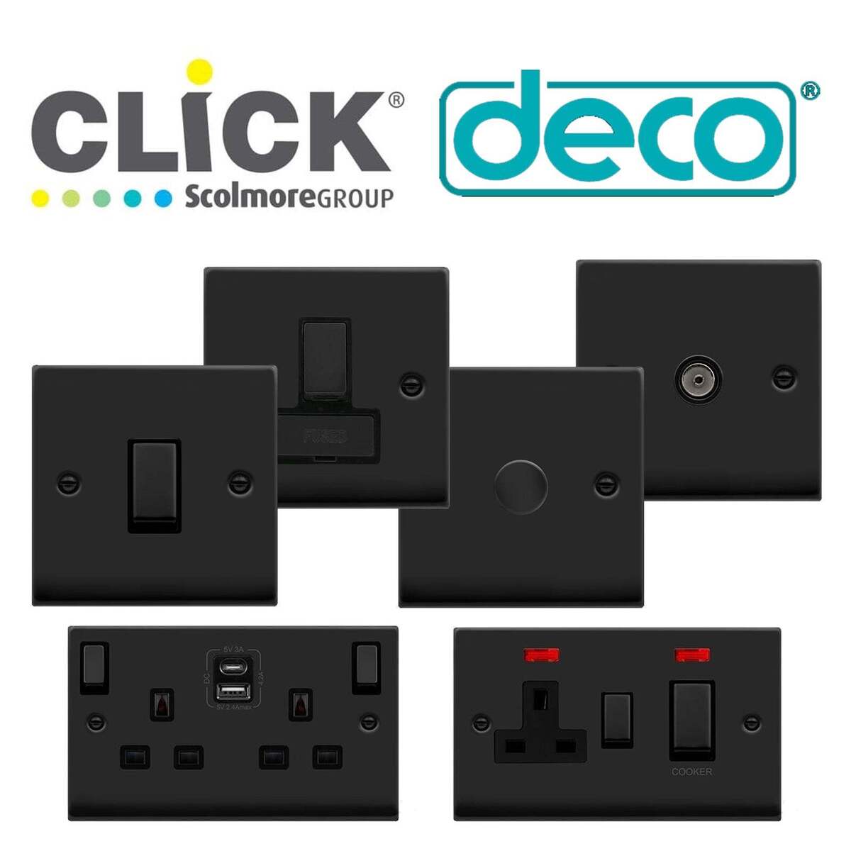 Click Deco Matt Black