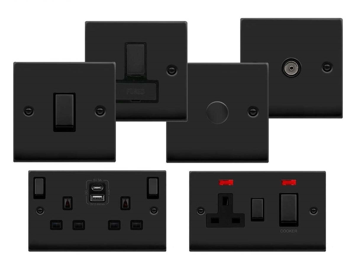 Black Sockets & Switches