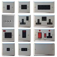 Polished Chrome Sockets & Switches