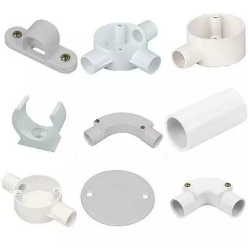 White PVC Conduit Accessories 