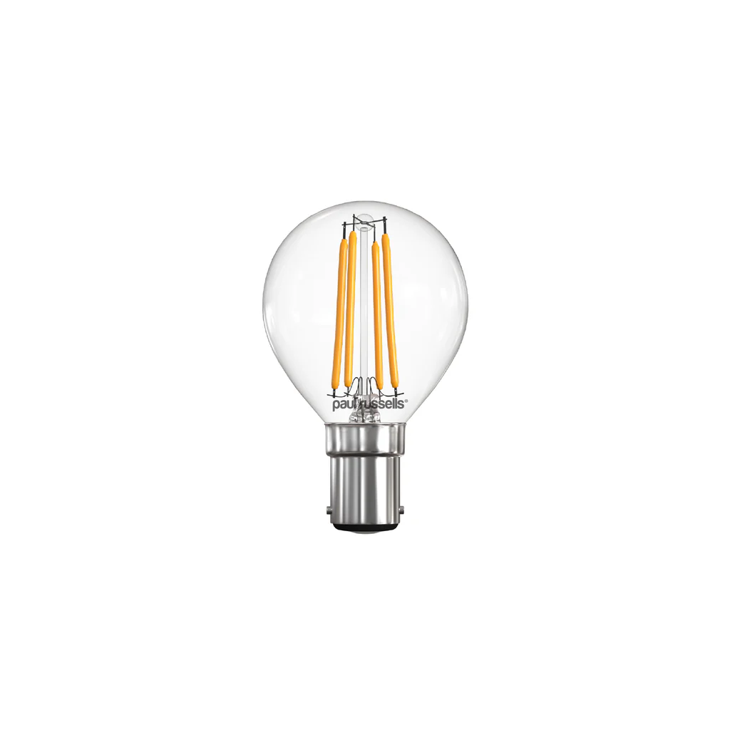 4.5W LED FILAMENT GOLF BALL, EQUIVALENT TO 40W, B15, 470LM, DIMMABLE, 2700K 