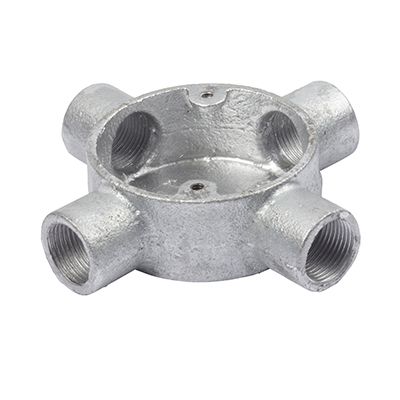 NORSLO 25MM GALVANISED CROSS BOX