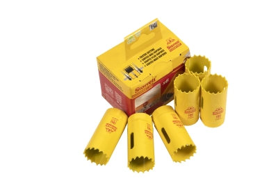 STARRETT 25MM FASTCUT BI-METAL HOLESAWS, 6 PACK