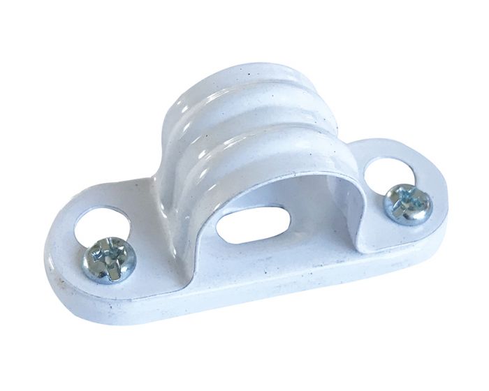 GREENBROOK NORSLO WHITE METAL 25MM SPACER BAR SADDLE