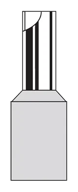 TERM TECH 2.5MM GREY BOOTLACE FERRULES