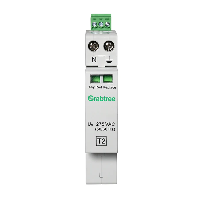 CRABTREE MINIATURE TYPE 2 SURGE PROTECTION DEVICE (SINGLE POLE) 