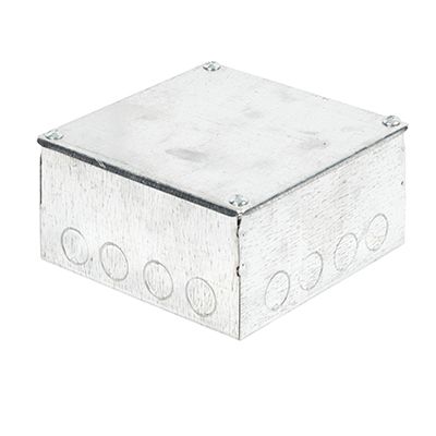 GREENBROOK 150X150X75 GALVANISED ADAPTABLE WITH KNOCKOUTS