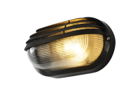 FORUM PUCK OVAL BULKHEAD, GLASS COVER, POLYCARBONATE BODY