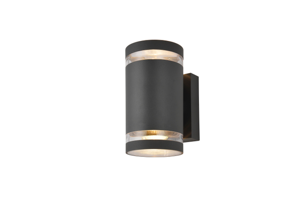 FORUM LENS UP/DOWN GU10 WALL LIGHT - ANTHRACITE