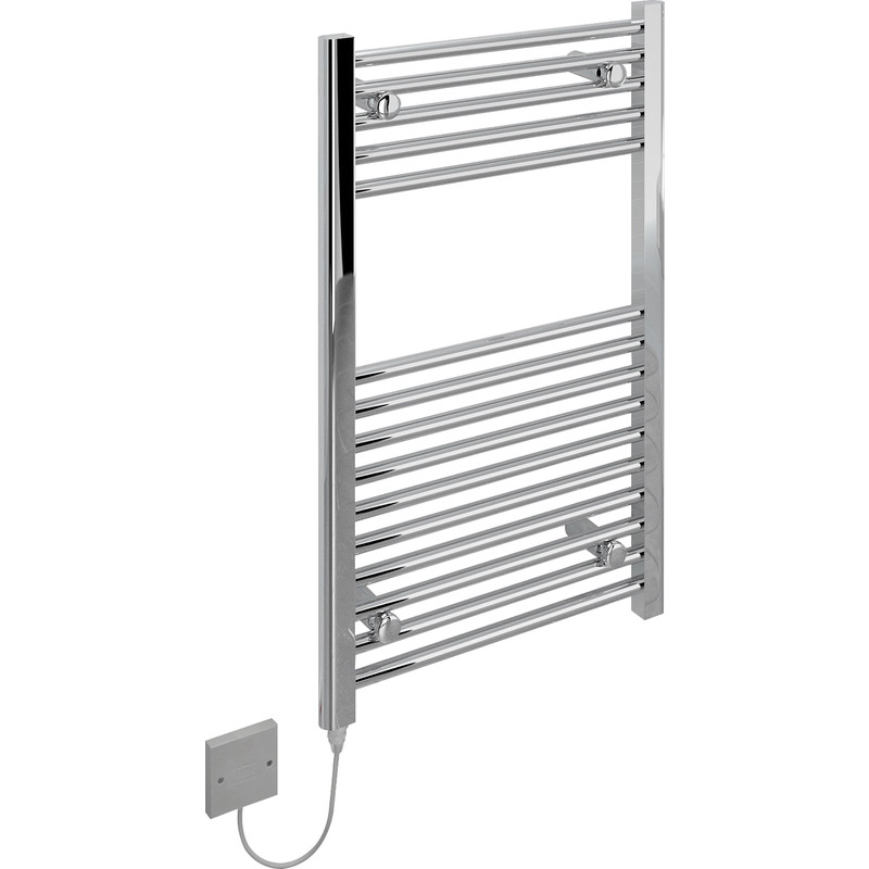 KUDOX ELECTRIC TOWEL RAIL,200W CHROME, 800 X 500MM