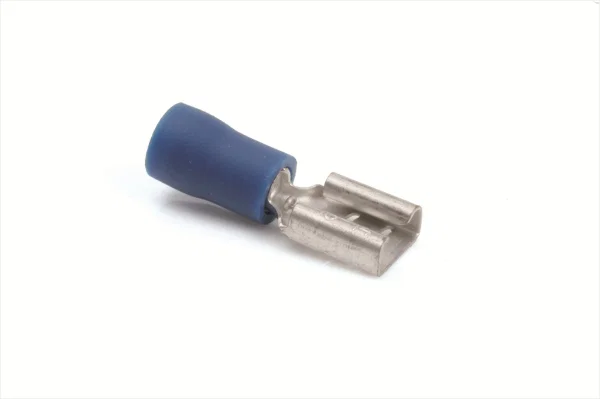 TERM TECH BLUE FEMALE PUSH ON TERMINAL 6.3MM WIDE 