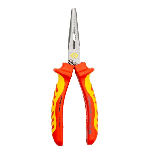C.K. REDLINE VDE SNIPE NOSE PLIERS 170MM STRAIGHT
