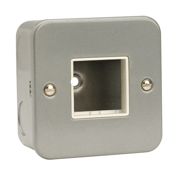 CLICK METAL CLAD 1G 2 APERTURE BOX