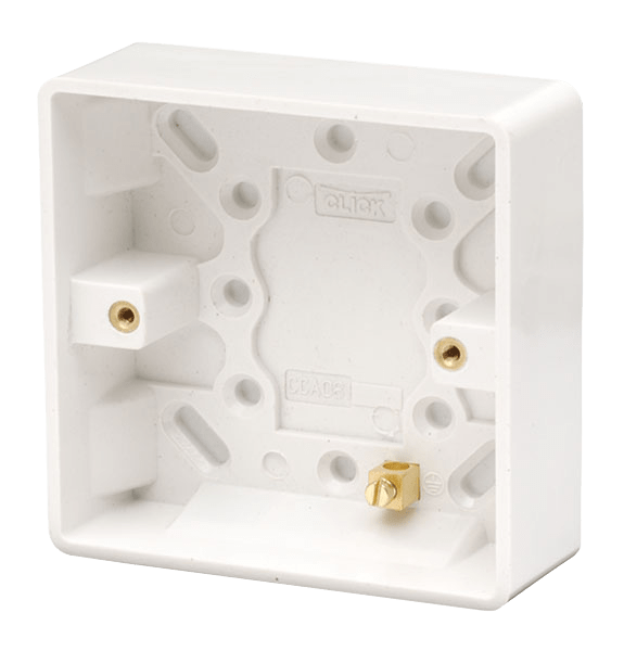 CLICK MODE 1 GANG 25MM PATTRESS BOX