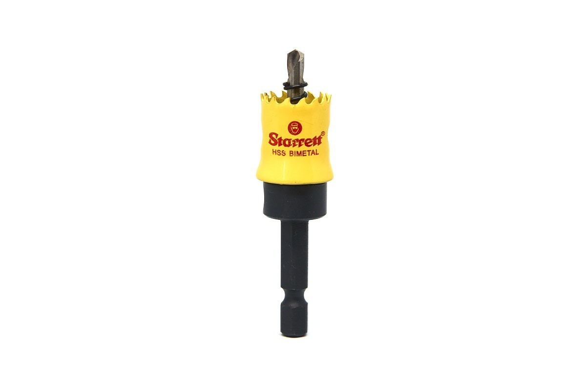 STARRETT CORDLESS HSS BI-METAL SMOOTH CUTTING HOLESAW 16MM 
