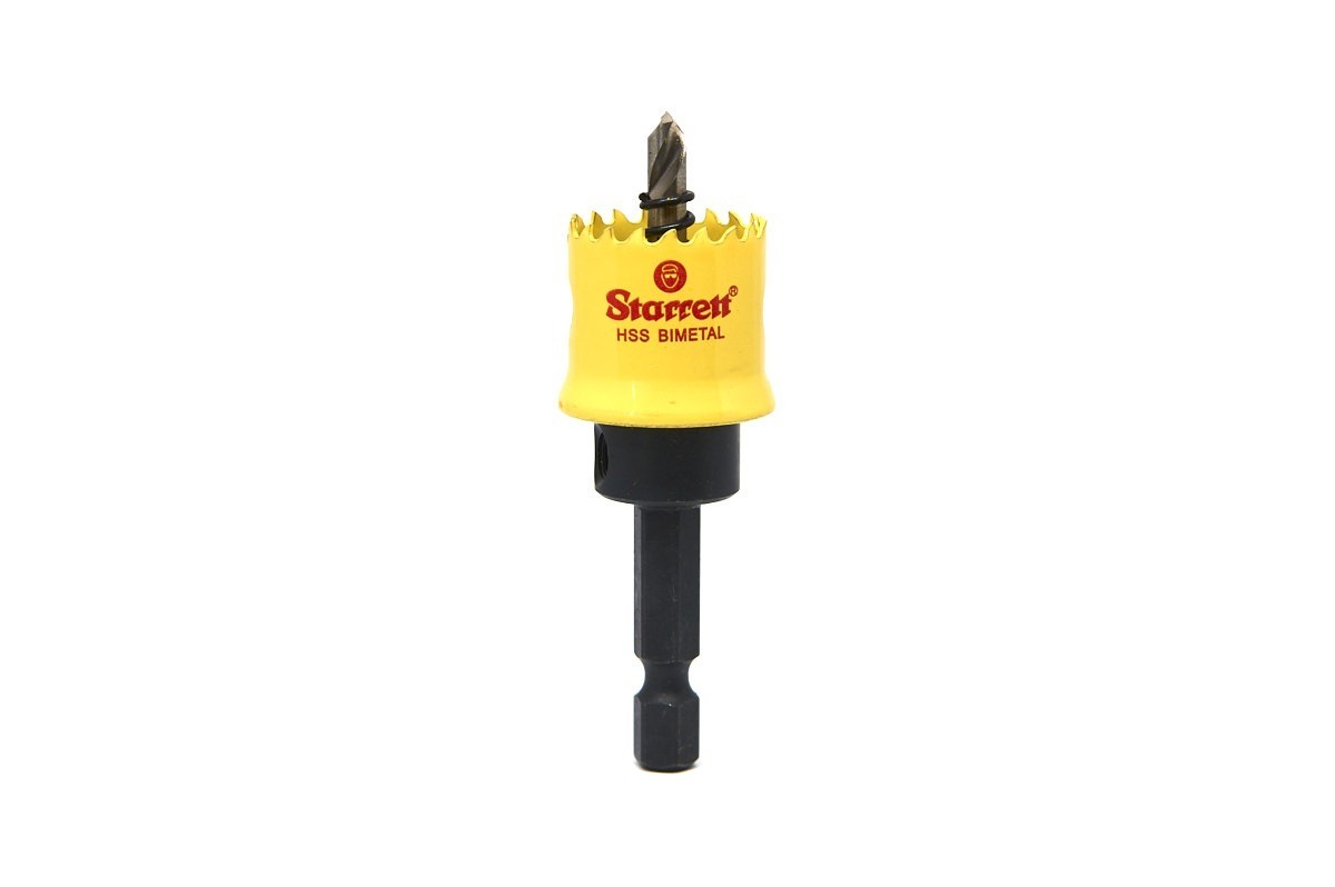STARRETT CORDLESS HSS BI-METAL SMOOTH CUTTING HOLESAW 20MM