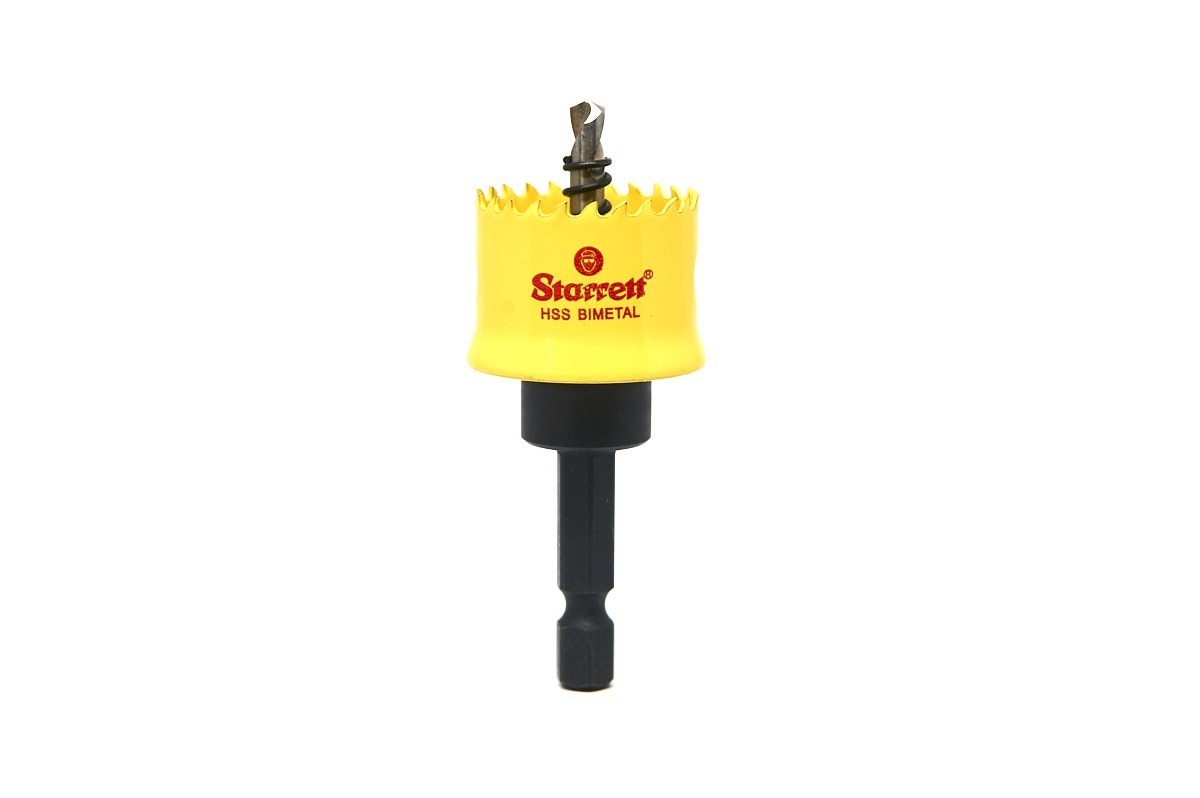 STARRETT CORDLESS HSS BI-METAL SMOOTH CUTTING HOLESAW 25MM