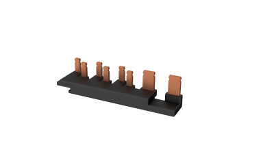 LIVE, 2P+ 3 BUSBAR FOR SRN BOARDS WITH MAIN SWITCH & SPD
