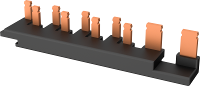 LIVE, 2P+ 4 BUSBAR FOR SRN BOARDS WITH MAIN SWITCH & SPD