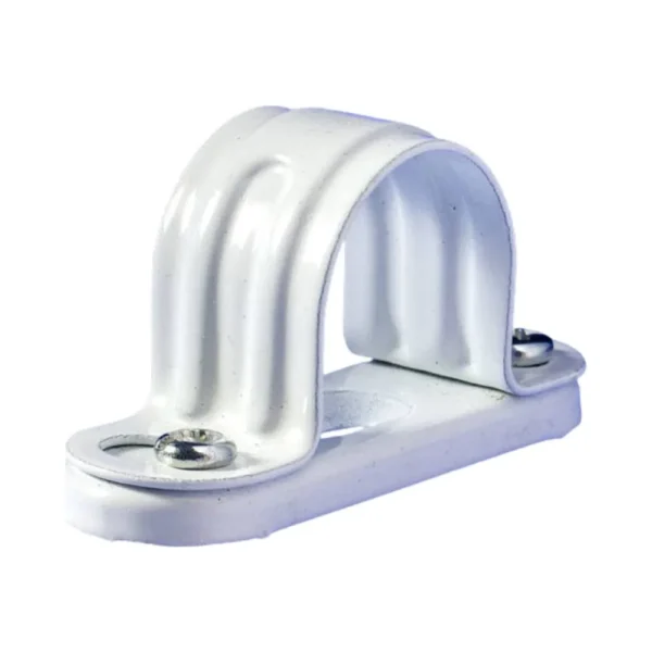 UNIVOLT 20MM METAL SPACER BAR SADDLES WHITE
