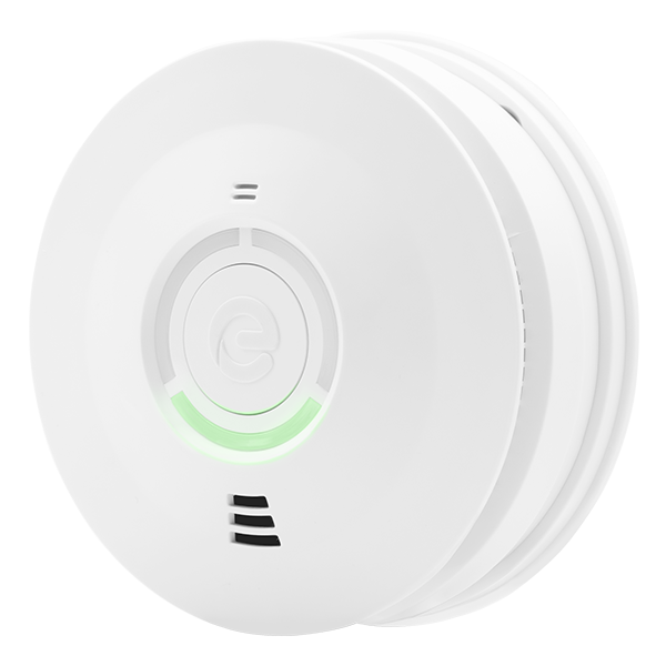 ESPIRE OPTICAL SMOKE ALARM, MAINS POWERED WITH A REPLACEABLE 9V ALKALINE BATTERY
