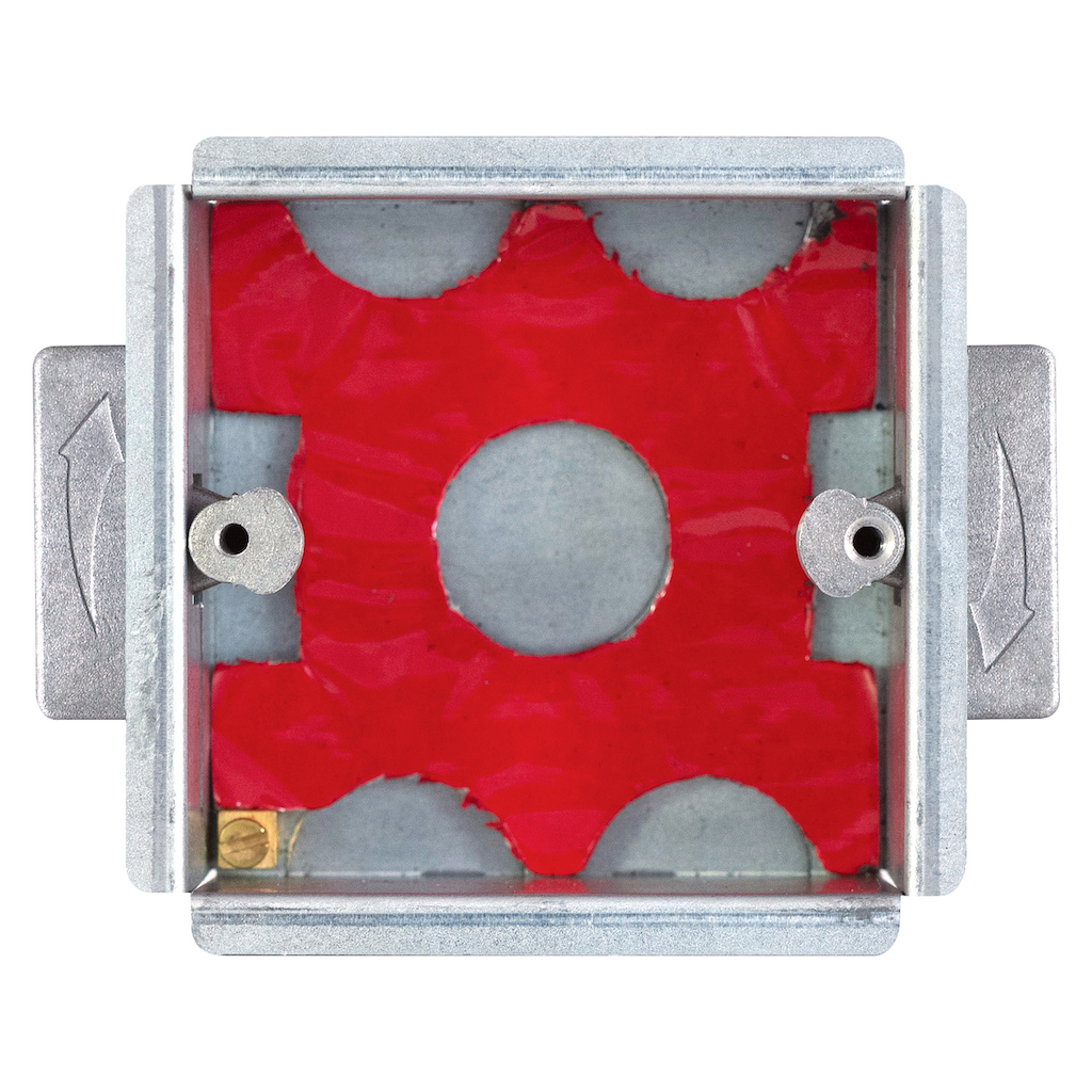 1G 35MM GALVANISED 90MIN FIRE RATED BACK BOX 