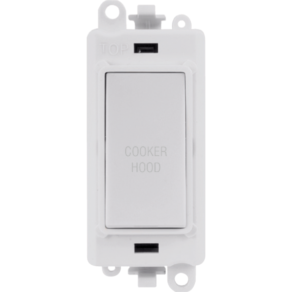 CLICK GRID PRO 20AX DP SWITCH MODULE ENGRAVED 