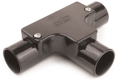 UNIVOLT 20MM INSPECTION TEE BLACK