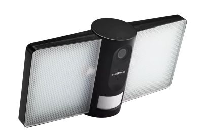 LINK 2 HOME FLOODLIGHT WITH PIR + CAMERA, BLACK