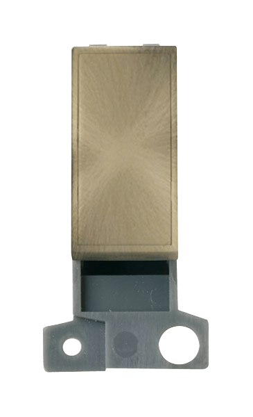 CLICK MINIGRID BLANK MODULE ANTIQUE BRASS 