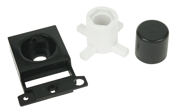 CLICK MINIGRID DIMMER MODULE MOUNTING KIT MATT BLACK 