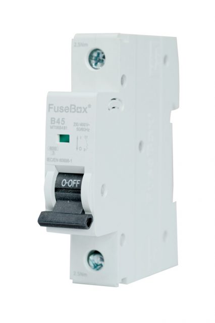 FUSEBOX 45A MCB B CURVE 6KA